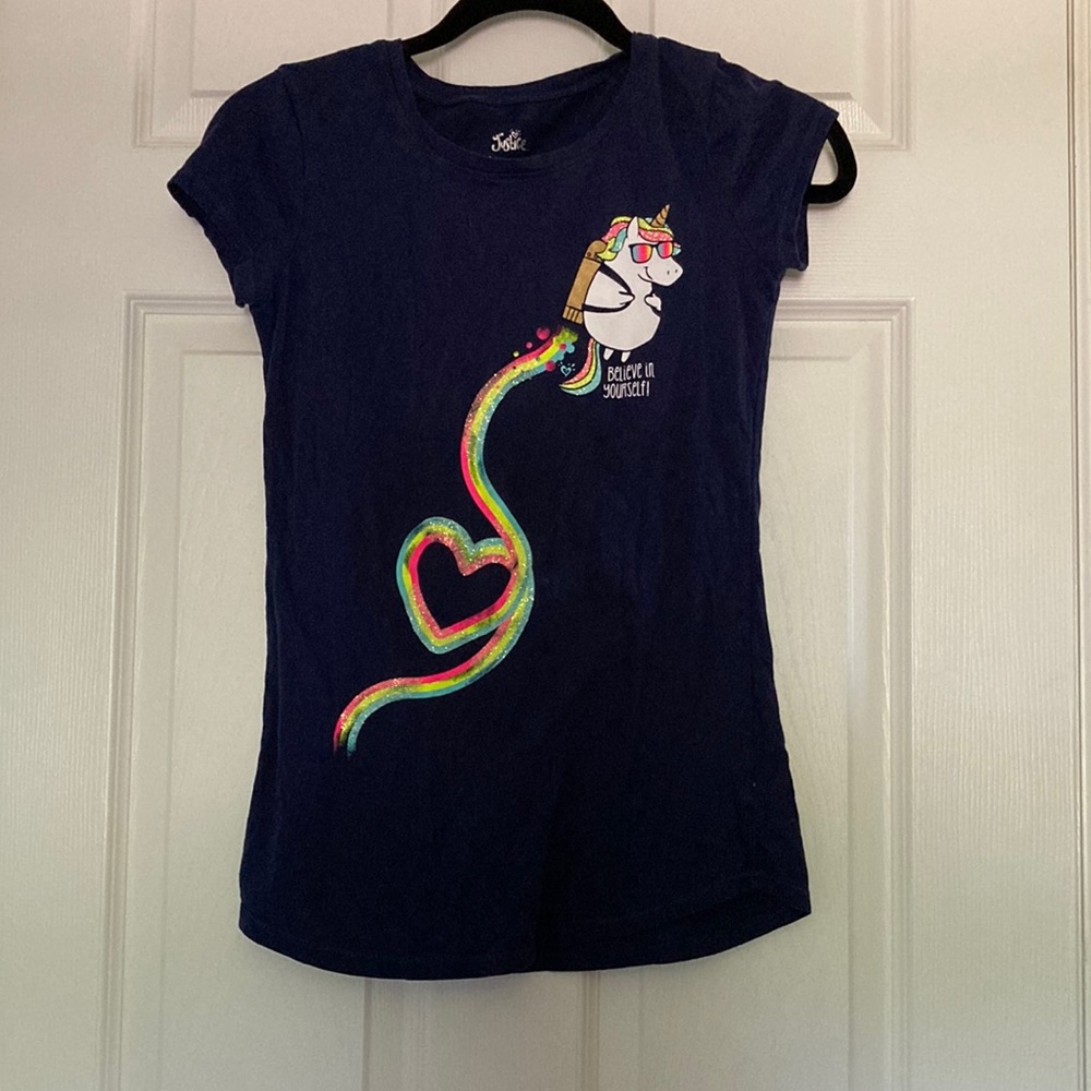 Justice Girls “Believe in Yourself” Tee | Size 14
